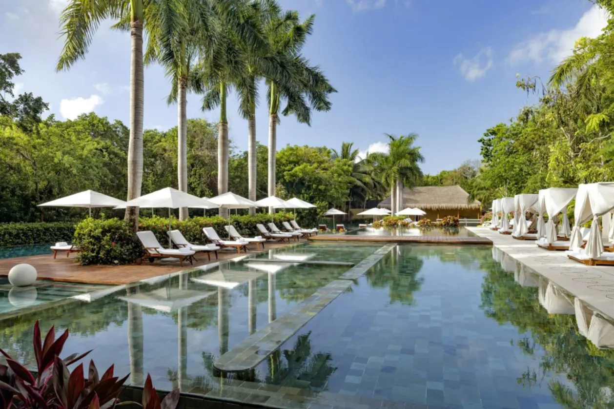 Zen pool at Grand Velas Riviera Maya resort in Playa del Carmen